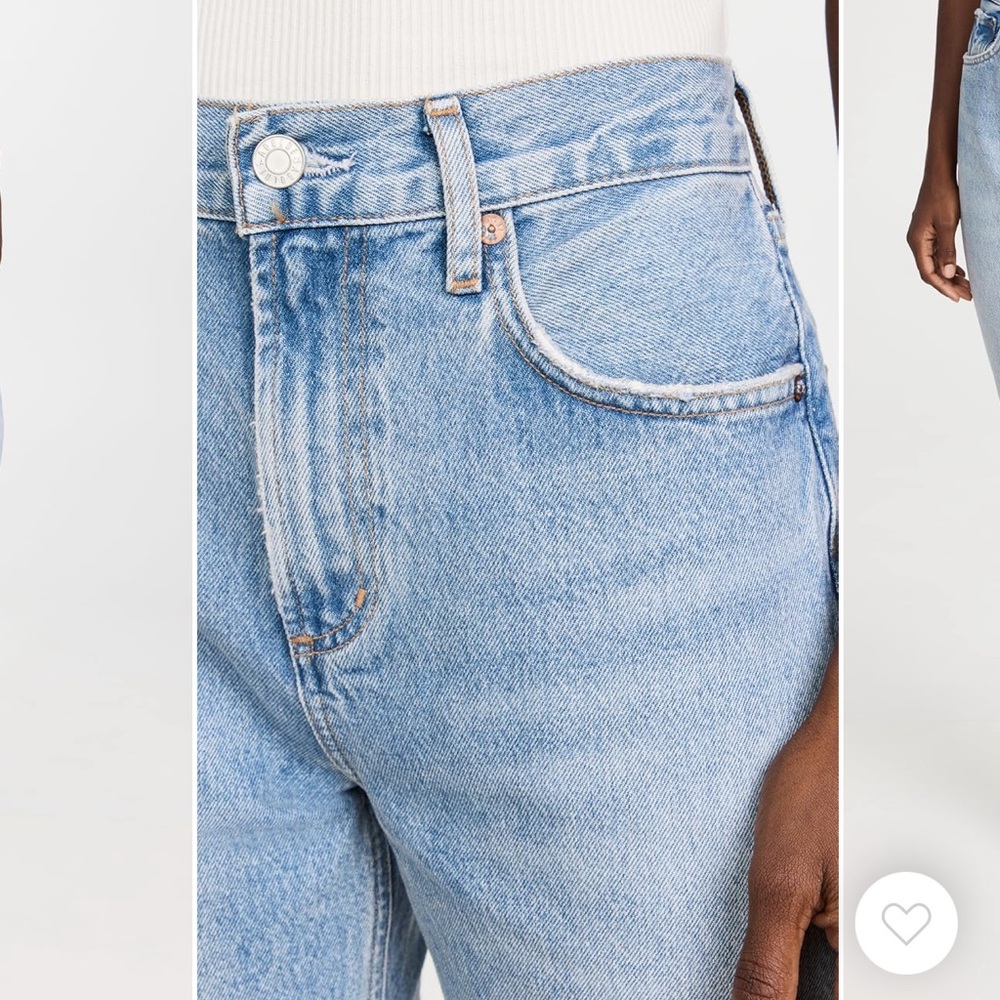 AGOLDE Cherie High Rise Straight Jeans in Tone - Picture 5 of 8